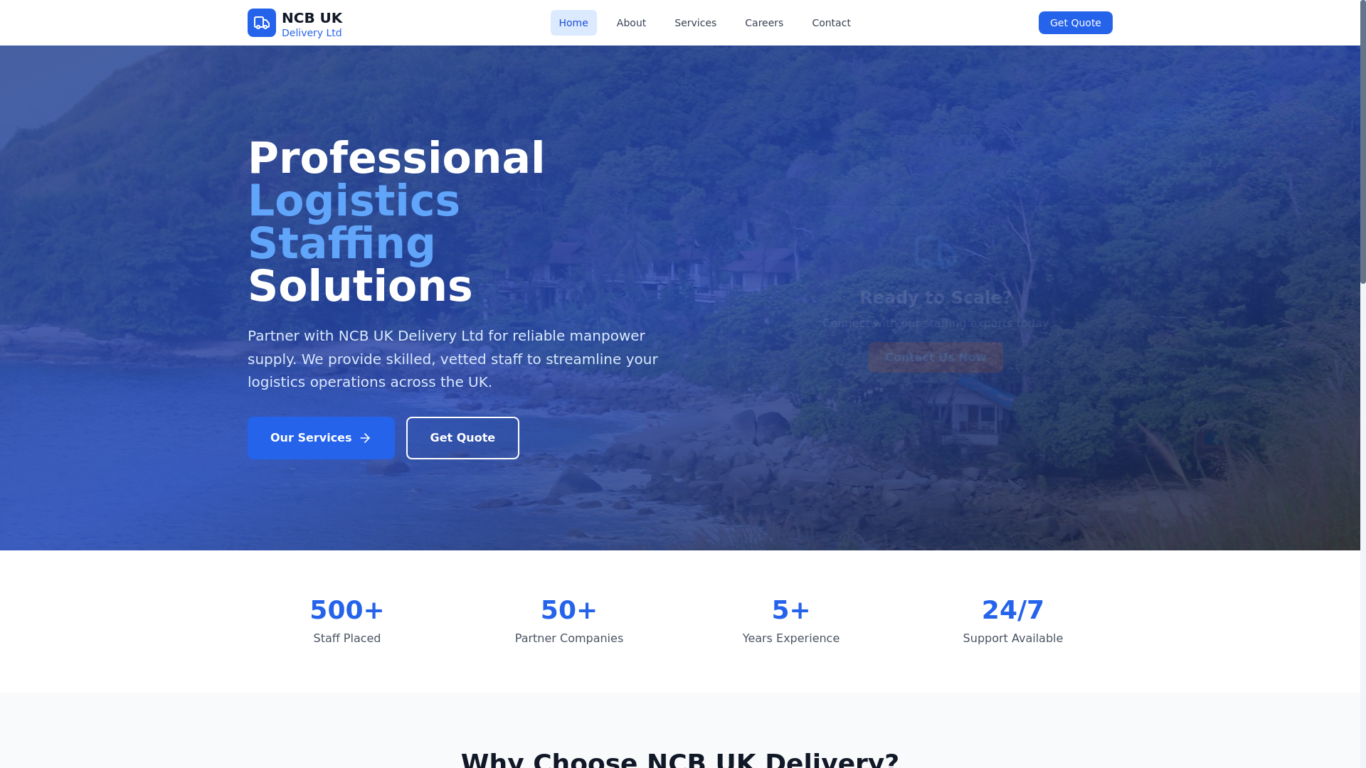 website screenshot of https://ncbukdelivery.pages.dev/