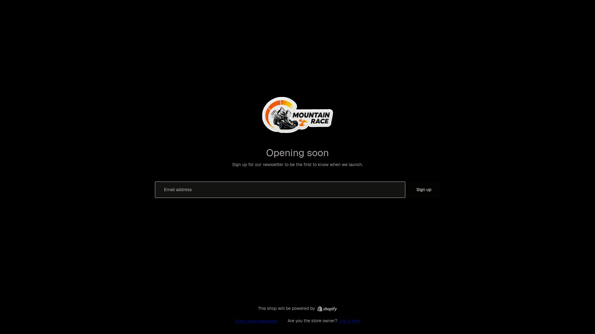 website screenshot of https://mountainracers.com/