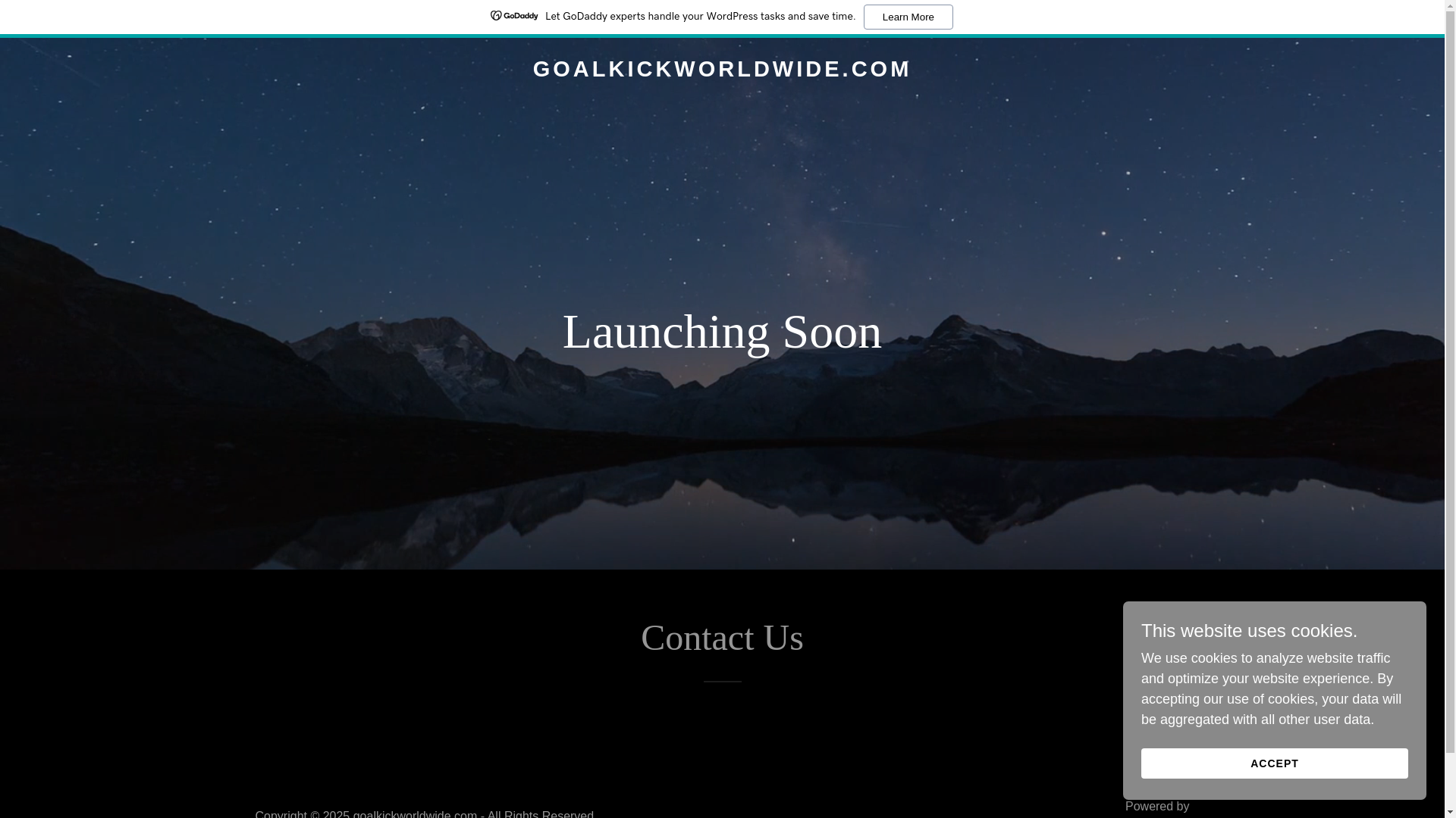website screenshot of https://goalkickworldwide.com/