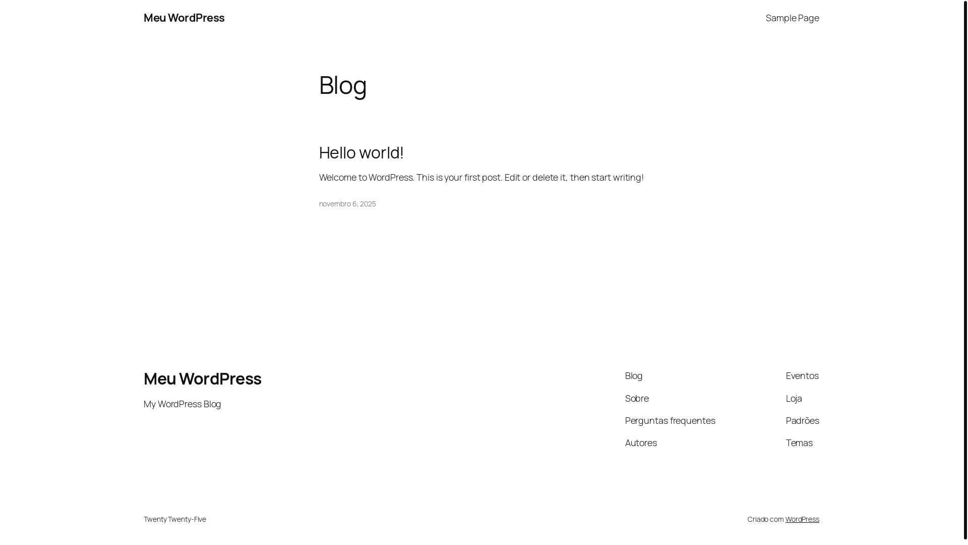 website screenshot of https://canalhoje.com/