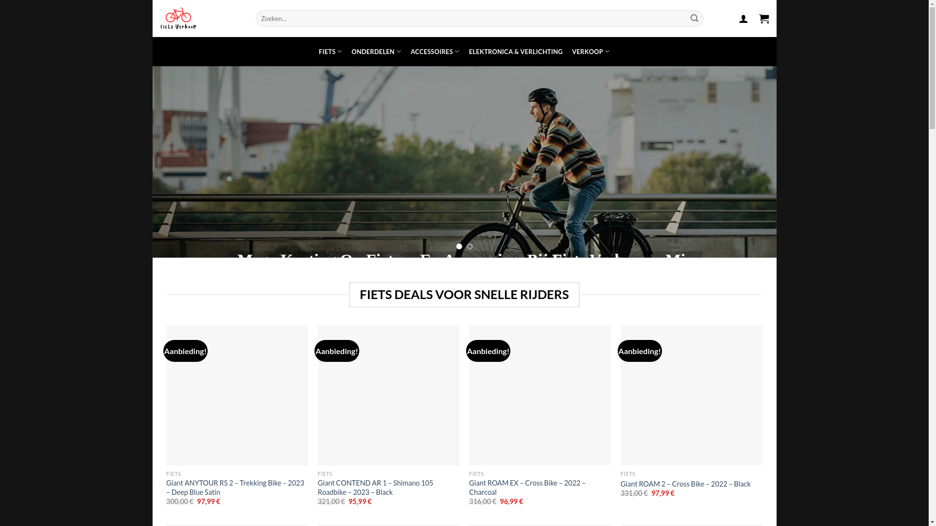 website screenshot of https://fietsgiant.com/