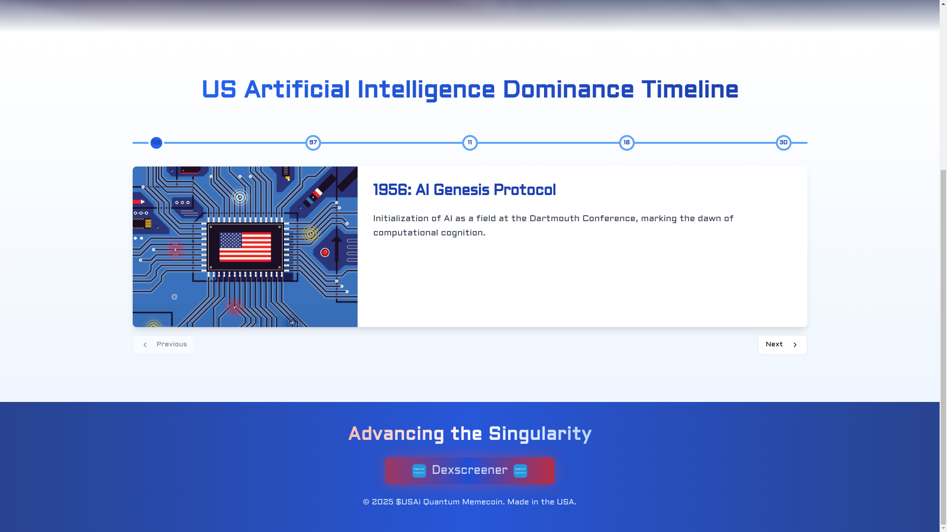 website screenshot of https://unitedstateai.pro/