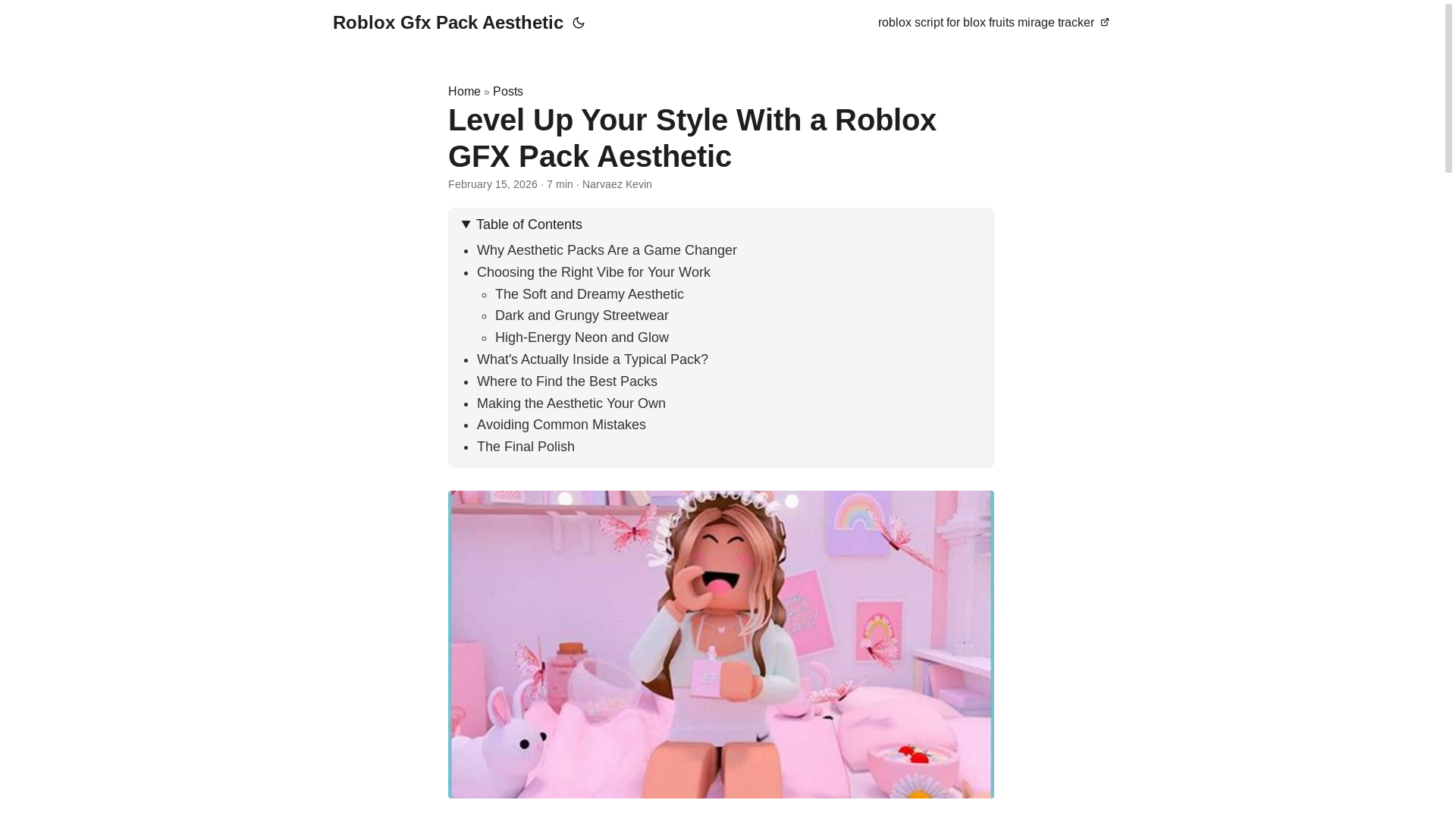 website screenshot of https://roblox-gfx-pack-aesthetic.pages.dev/