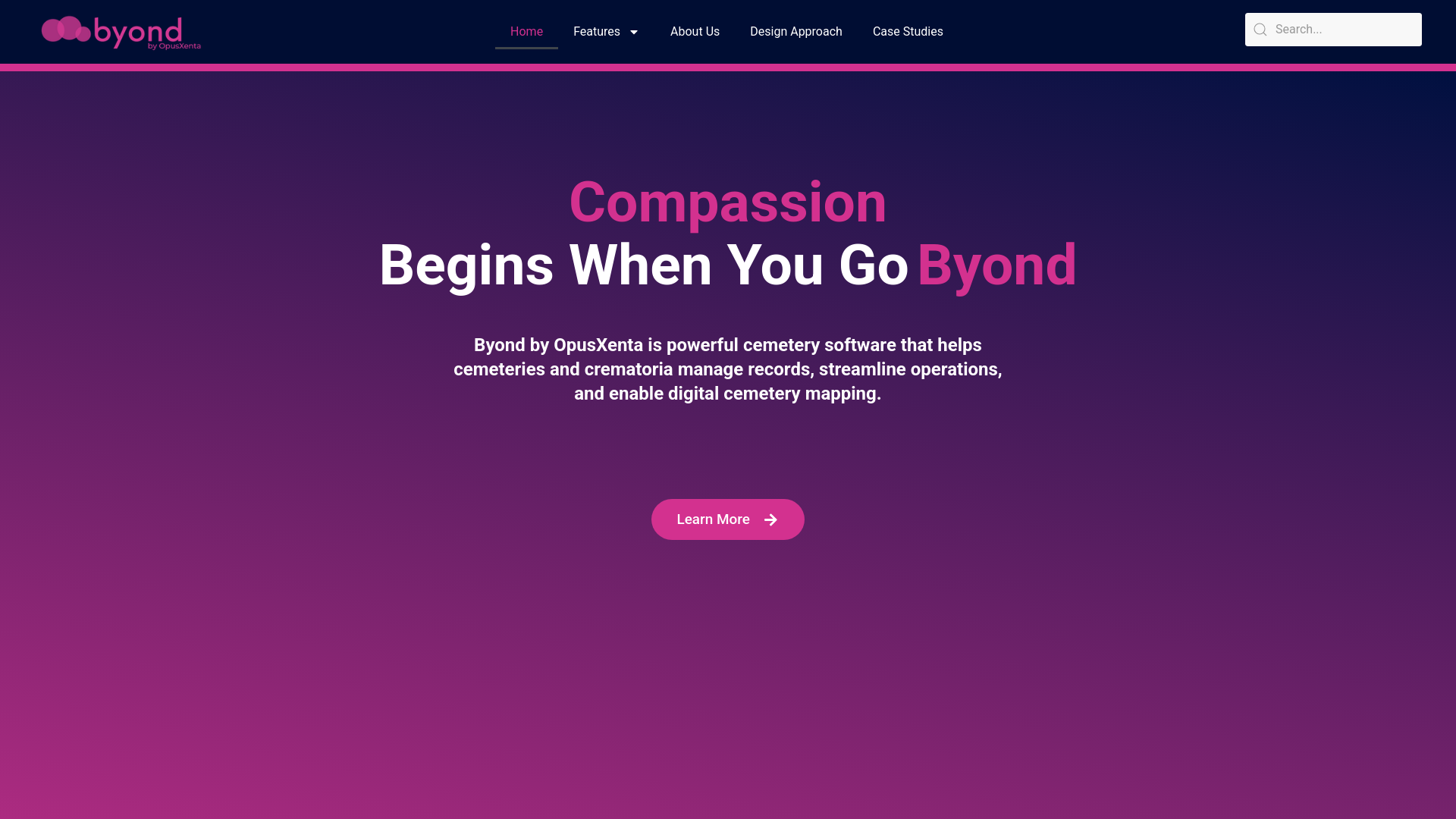 website screenshot of https://omnea.com/