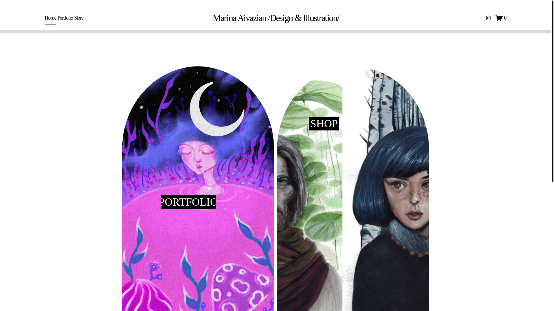 website screenshot of https://moonberries.art/