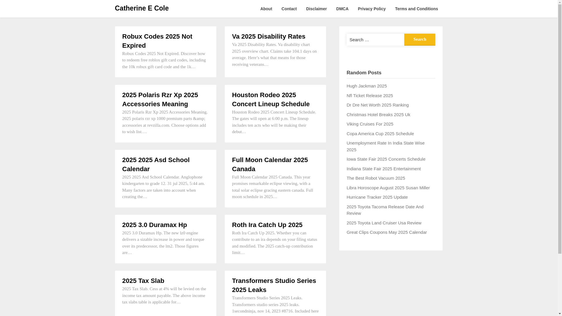 website screenshot of https://catherineecoleg.pages.dev/