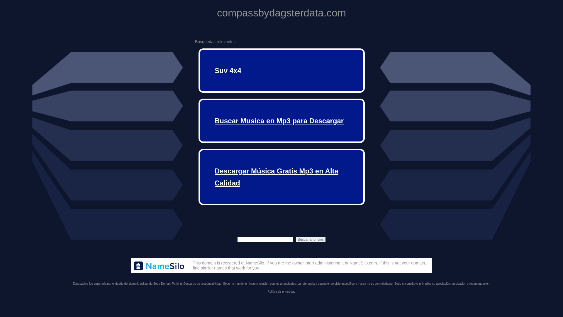 website screenshot of https://compassbydagsterdata.com/