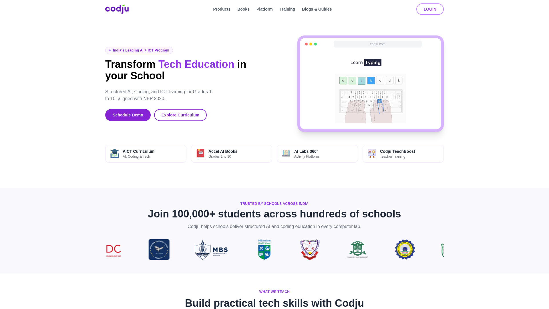 website screenshot of https://codju-website.pages.dev/