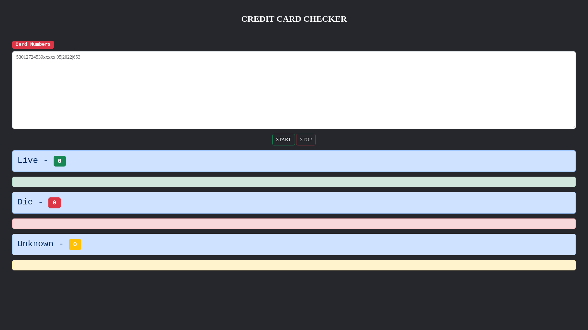 website screenshot of https://uncoder.eu.org/cc-checker/