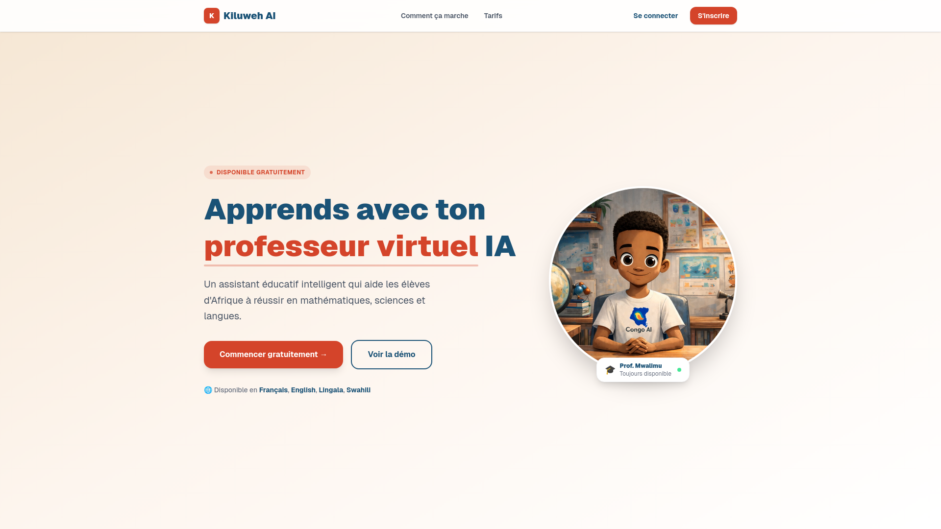 website screenshot of https://kiluwehai.com/