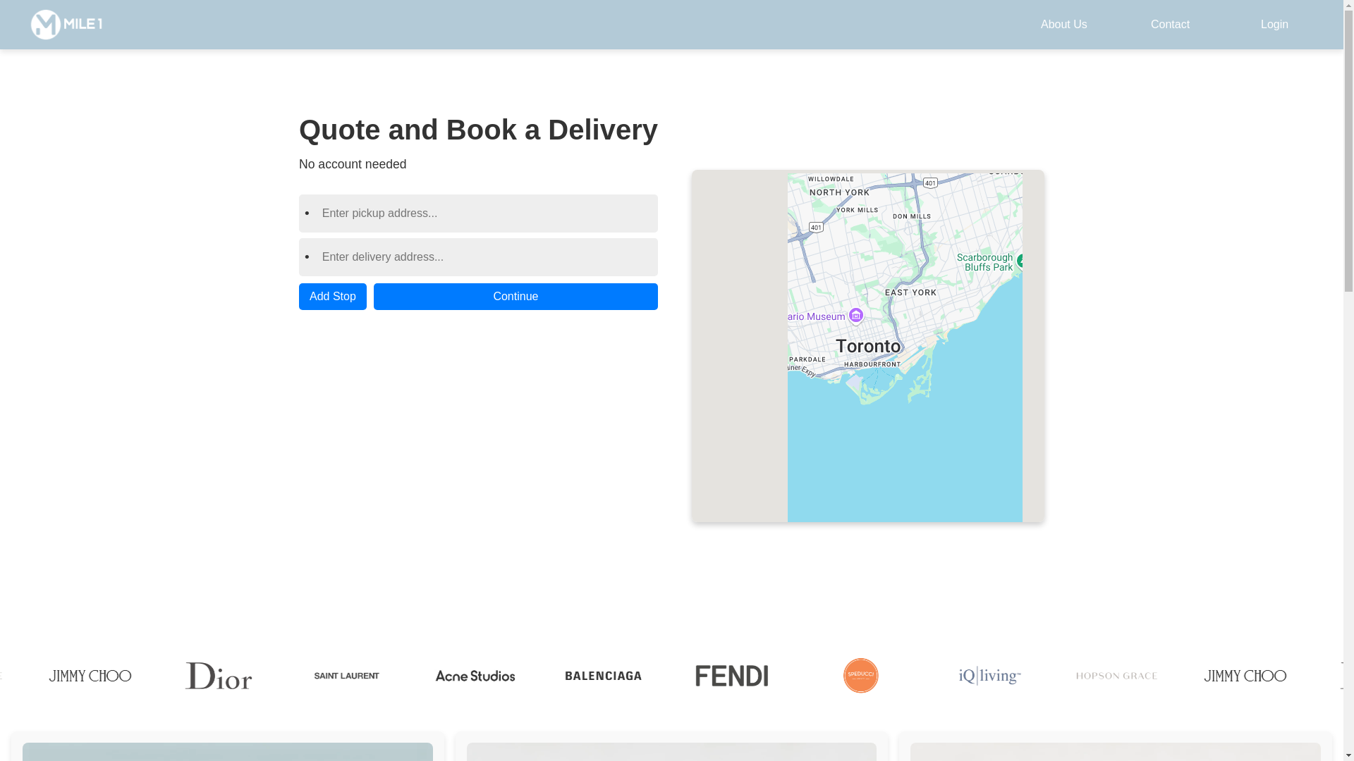 website screenshot of https://mile1landingpage-main.pages.dev/