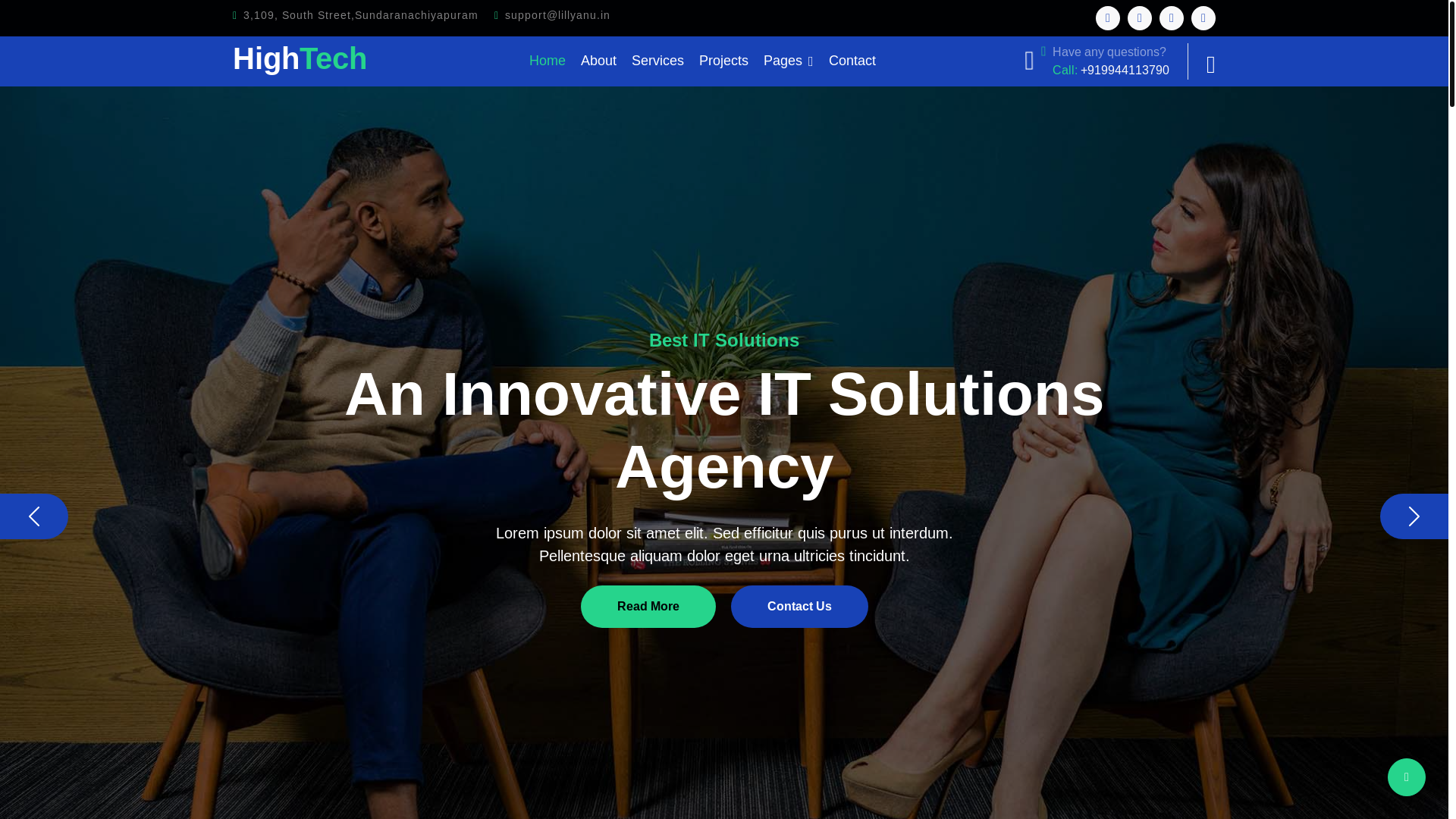 website screenshot of https://lillyanu.in/
