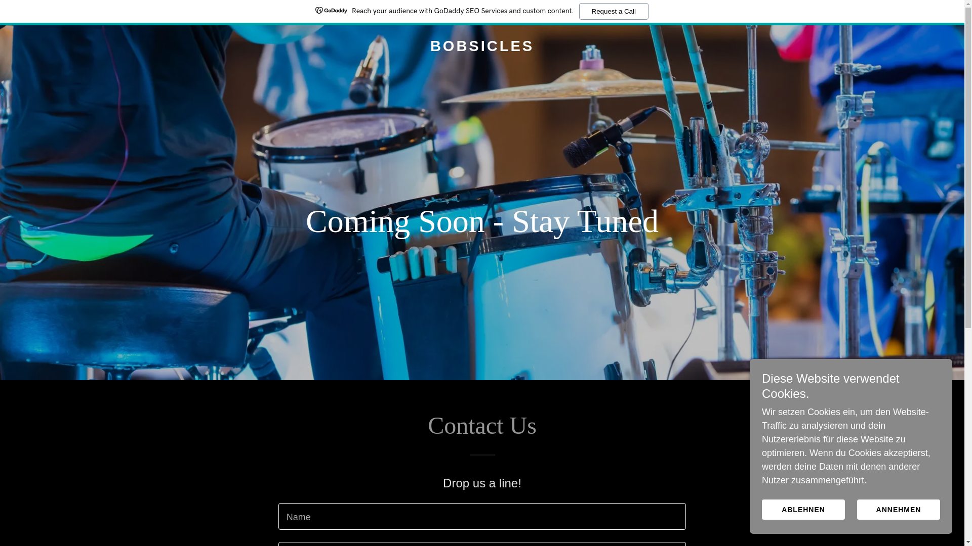 website screenshot of https://bobsicles.at/