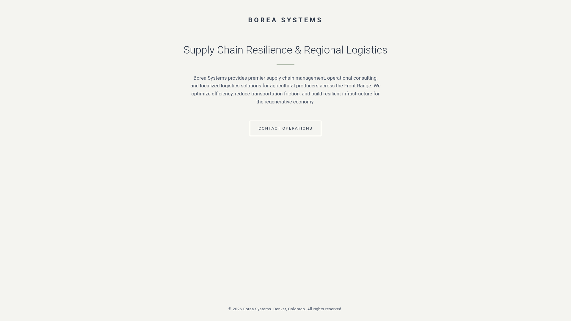 website screenshot of https://borea-systems.pages.dev/
