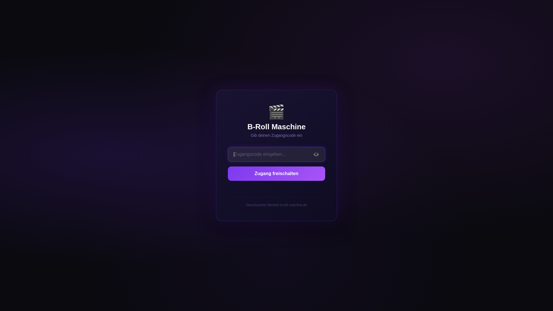 website screenshot of https://b-roll-machine.de/