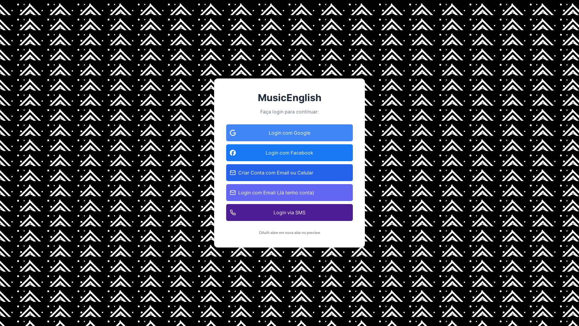 website screenshot of https://musicenglish.io/