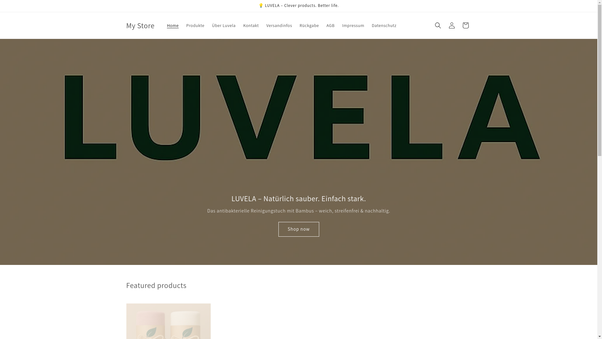 website screenshot of https://luvela-home.com/