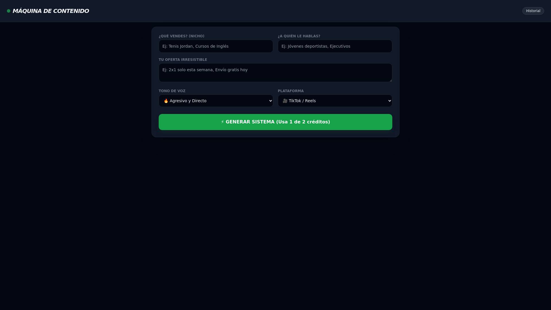 website screenshot of https://contenido.pages.dev/