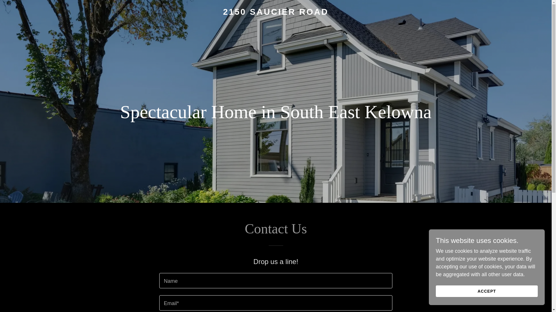 website screenshot of https://2150saucierroad.ca/