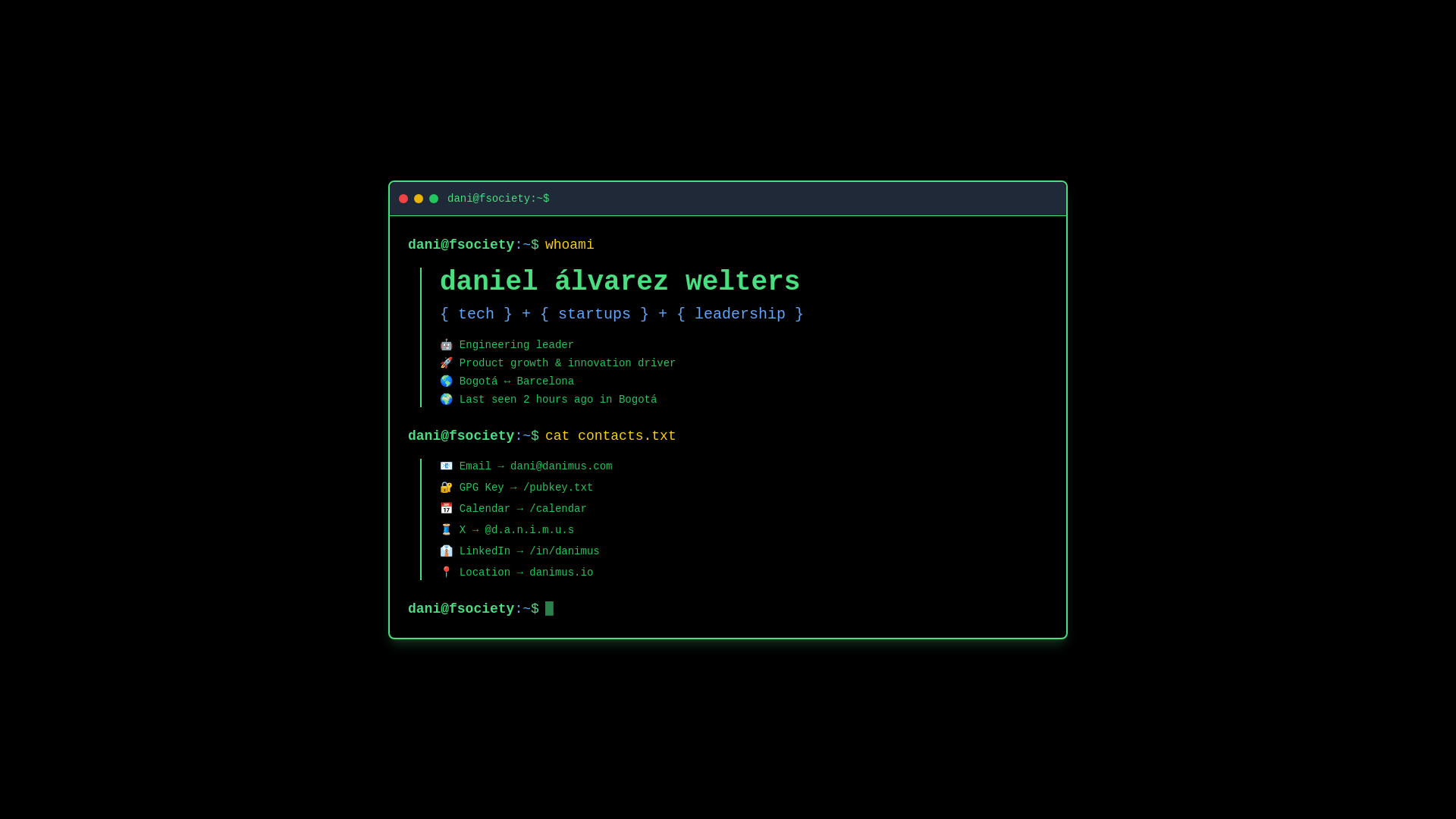 website screenshot of https://danimuscom.pages.dev/