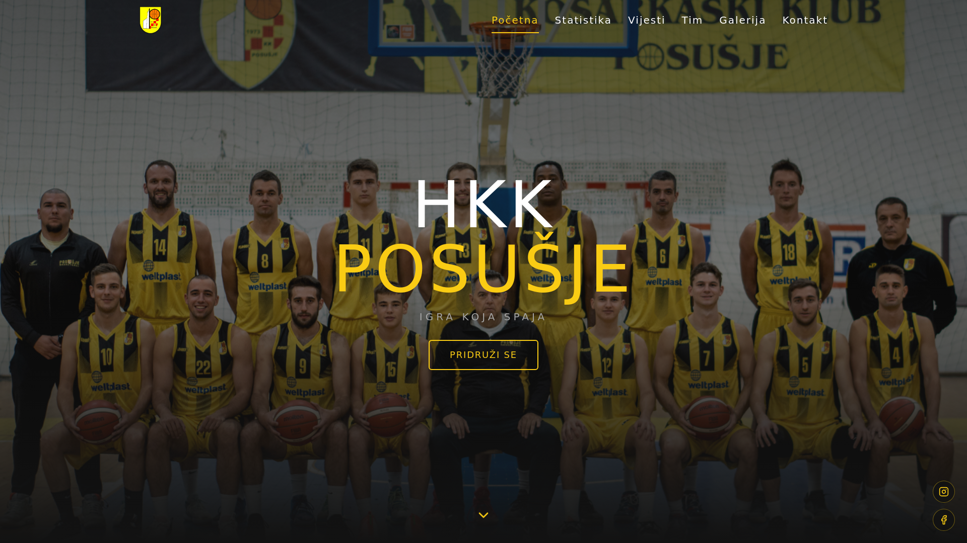 website screenshot of https://kkposusje.ba/