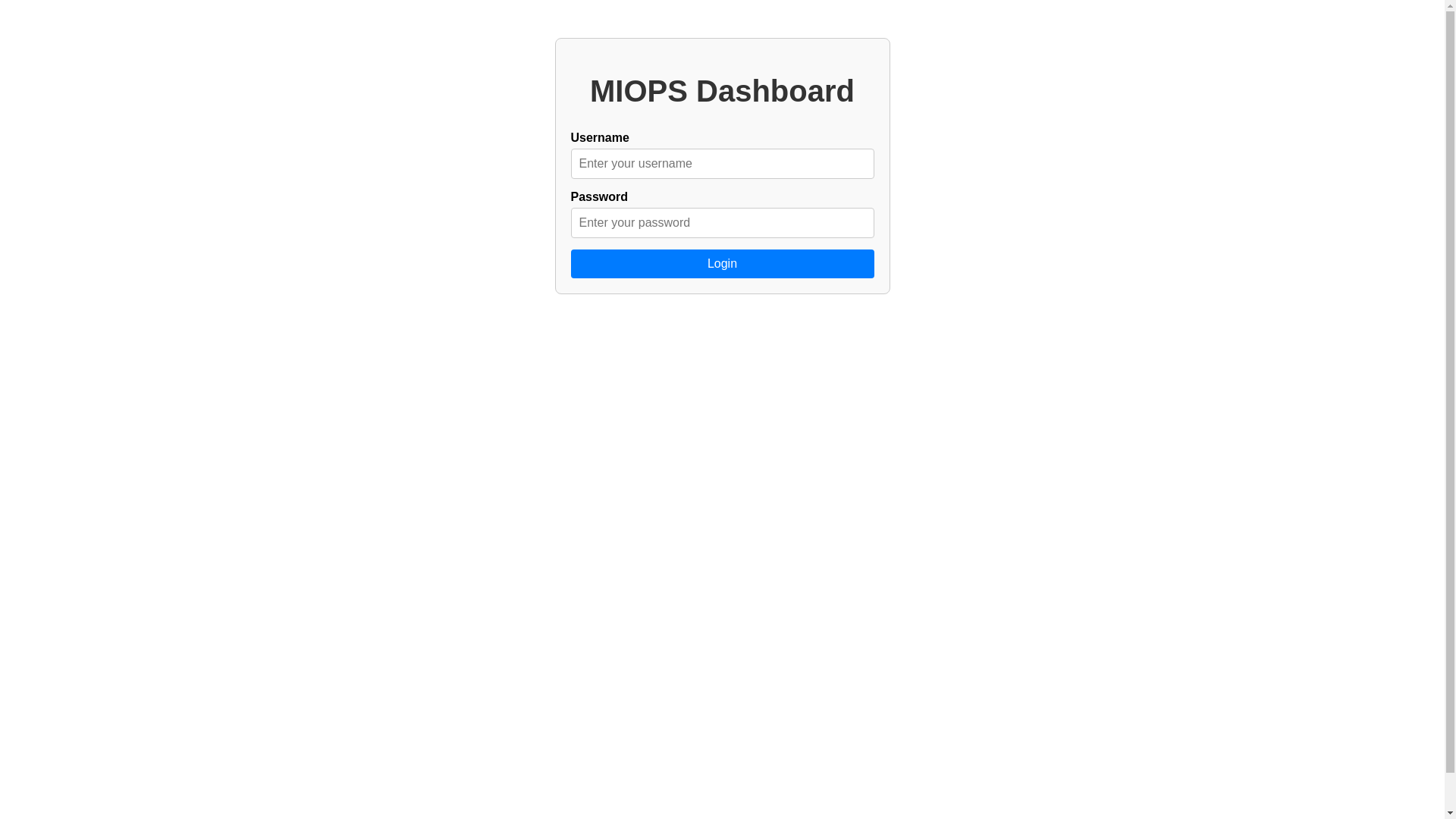 website screenshot of https://miops-dashboard.pages.dev/