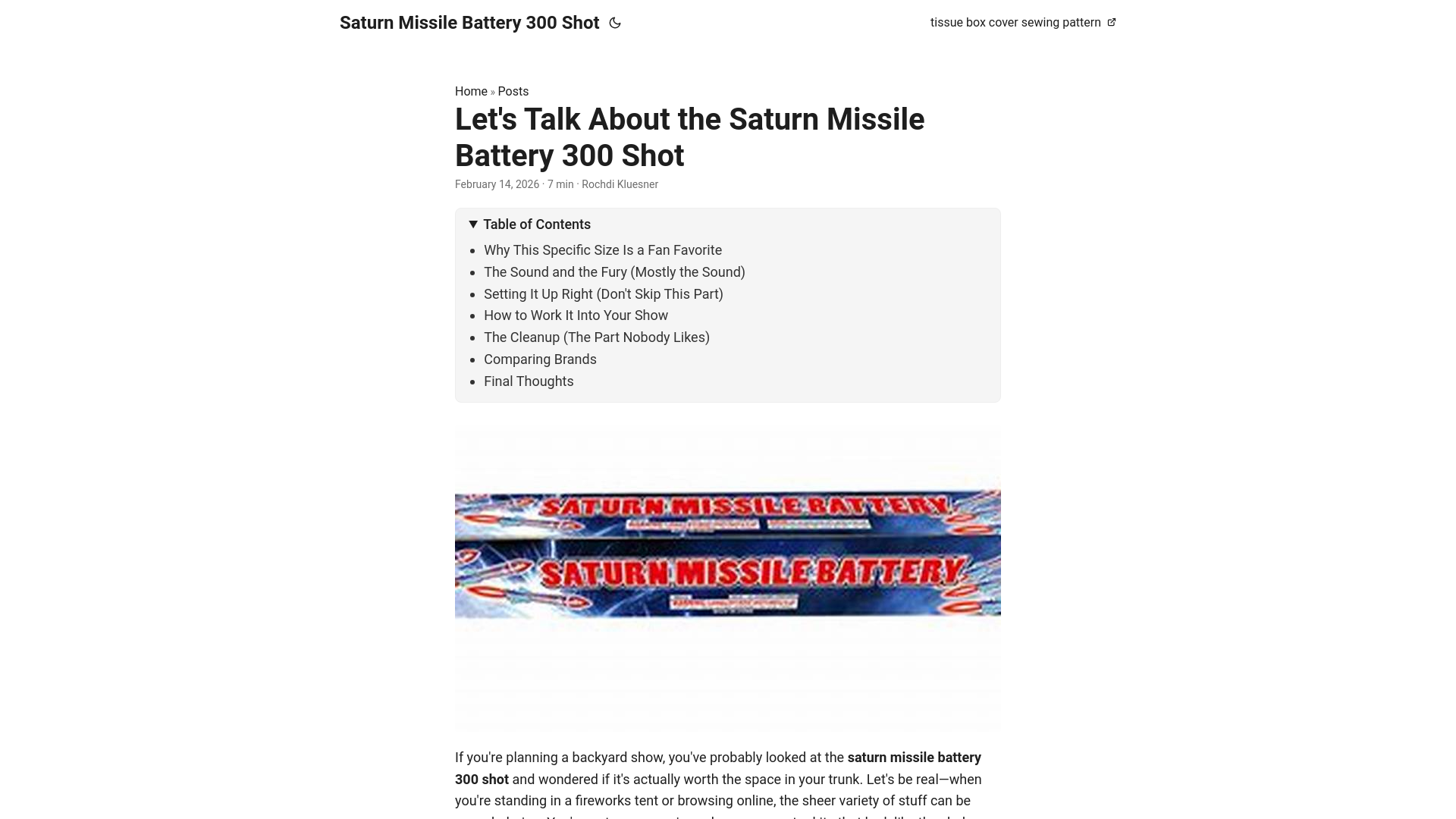 website screenshot of https://saturn-missile-battery-300-shot.pages.dev/