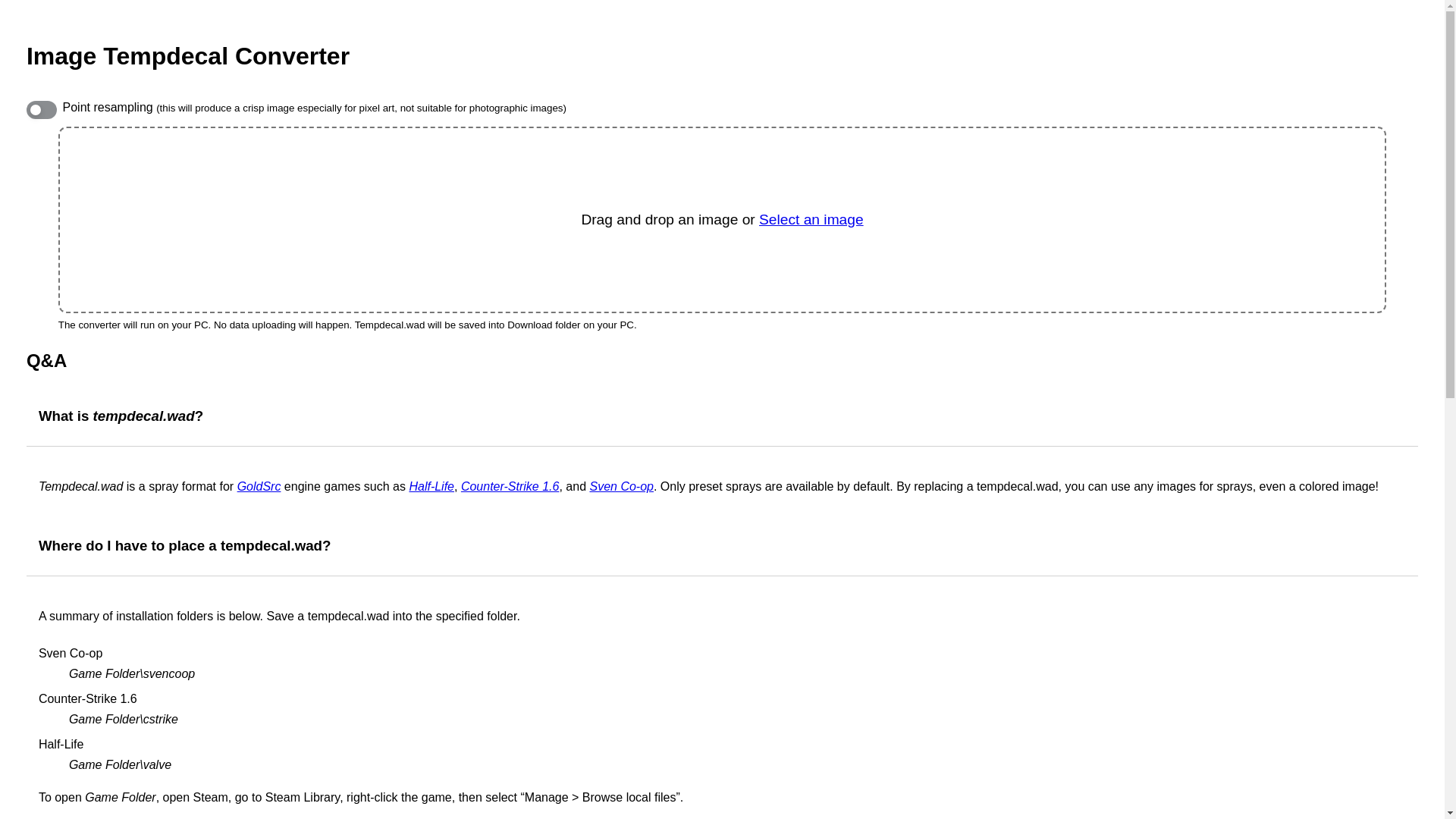 website screenshot of https://tempdecal-conv.pages.dev/
