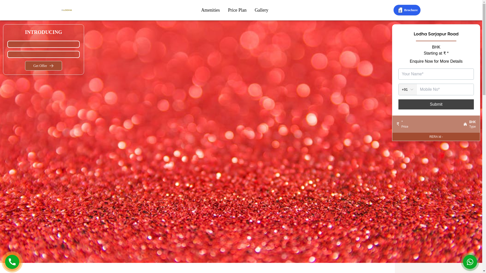 website screenshot of https://lodhasarjapurroad.co/