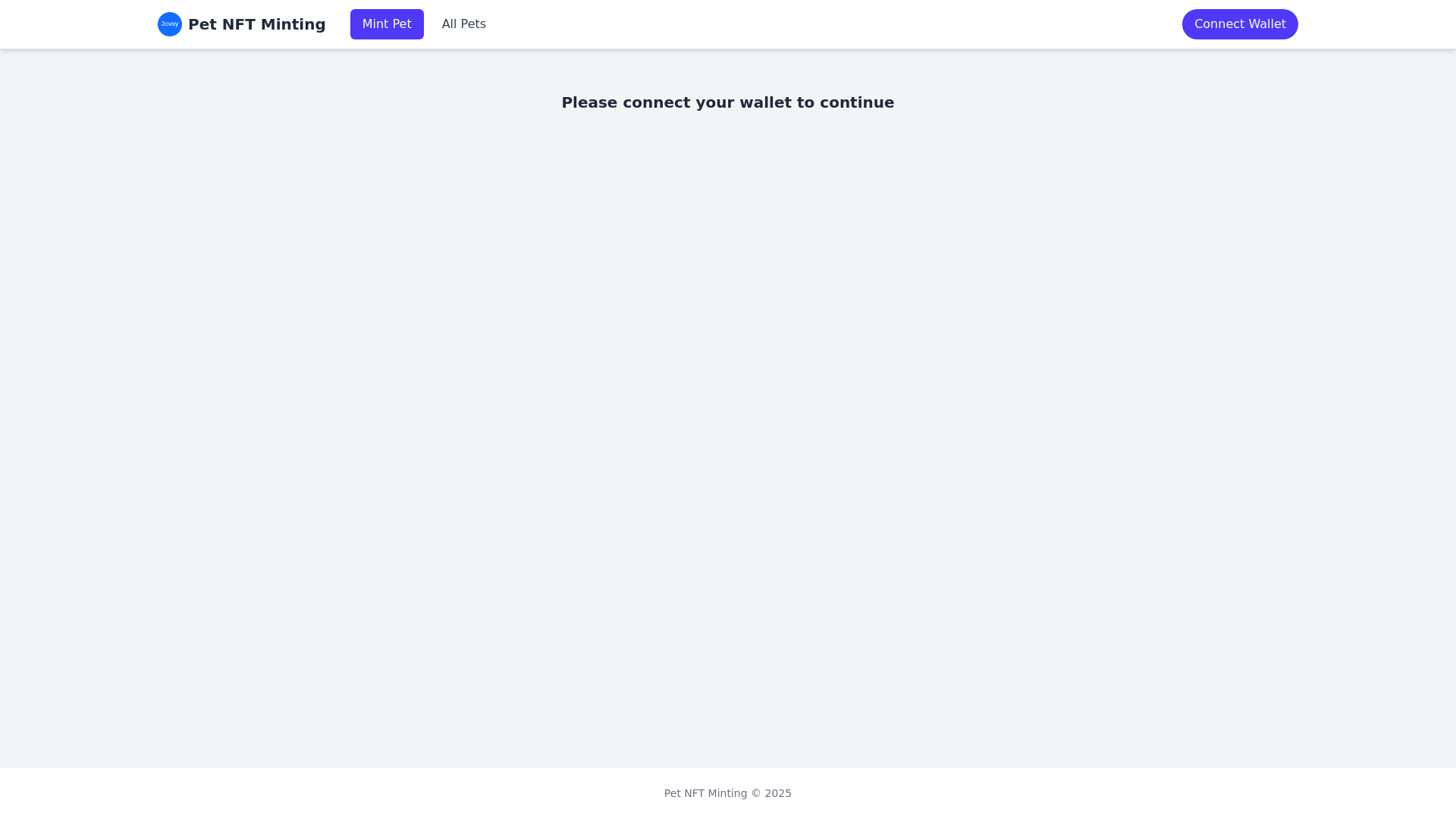 website screenshot of https://jovay-nft-studio.pages.dev/