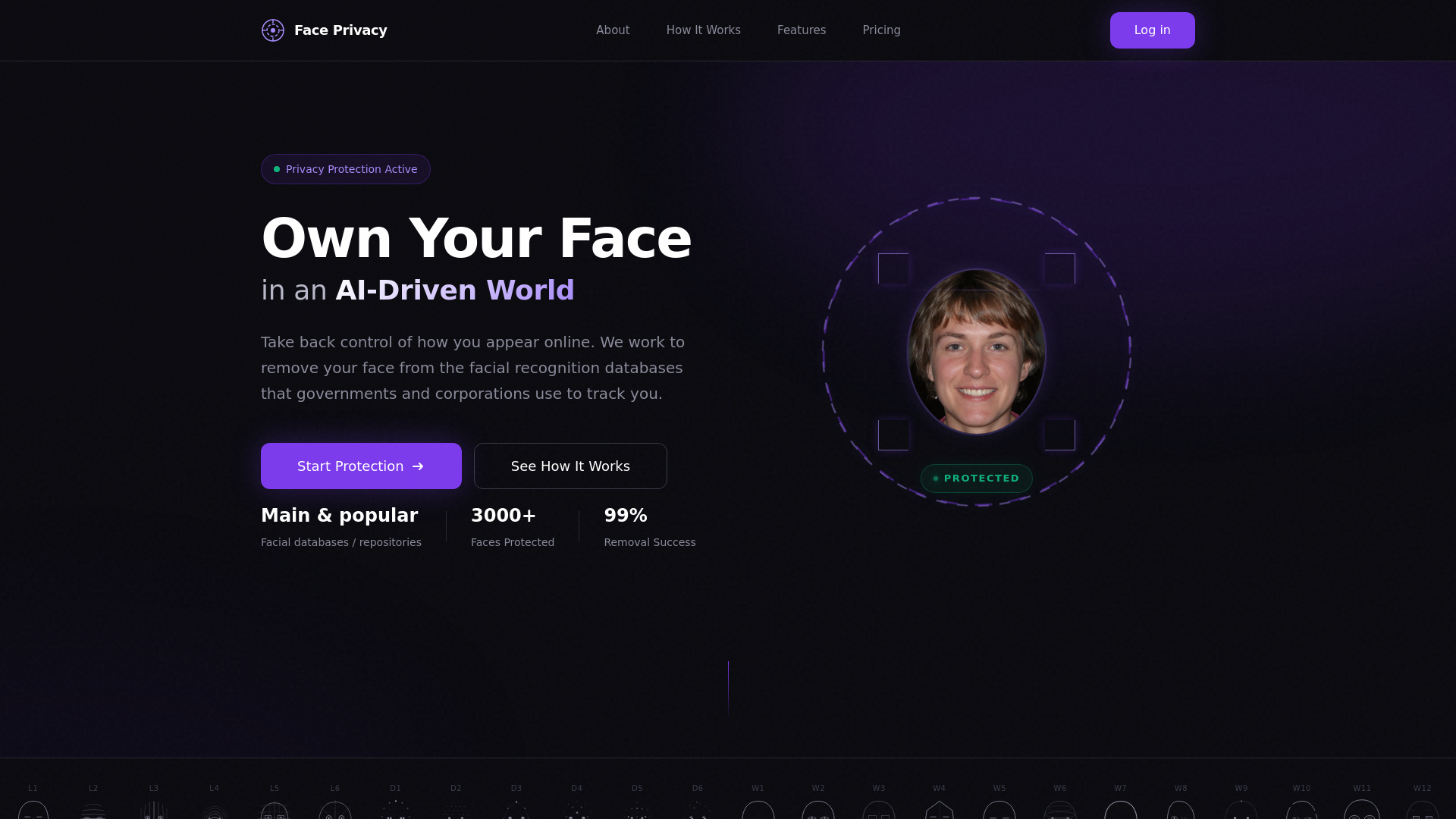 website screenshot of https://faceprivacy-ai-site.pages.dev/