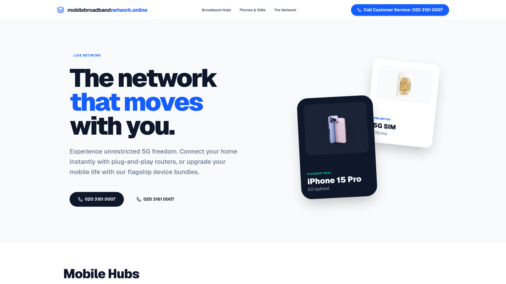 website screenshot of https://mobilebroadbandnetwork-online.pages.dev/