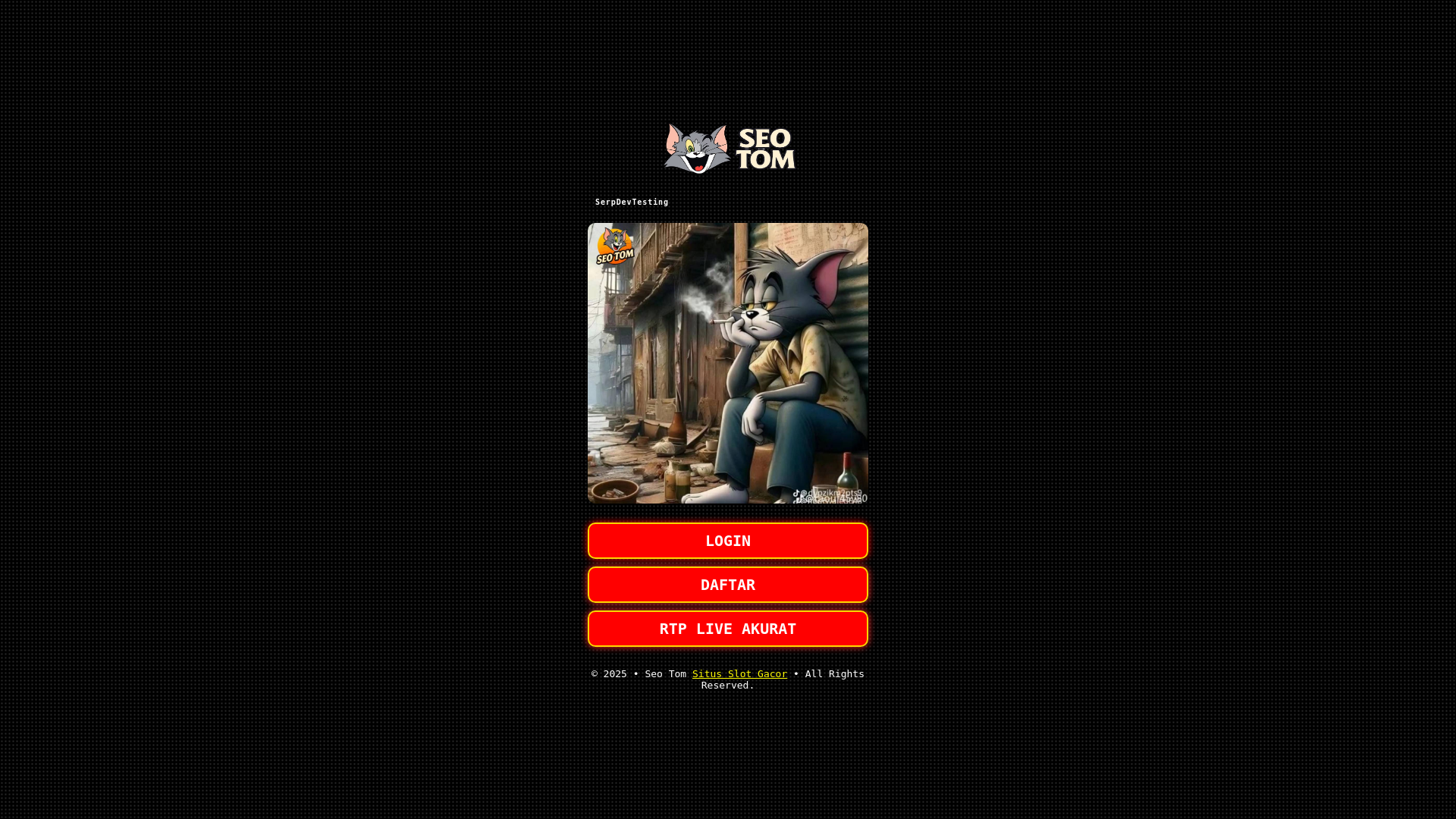 website screenshot of https://serpdevtesting-event.pages.dev/
