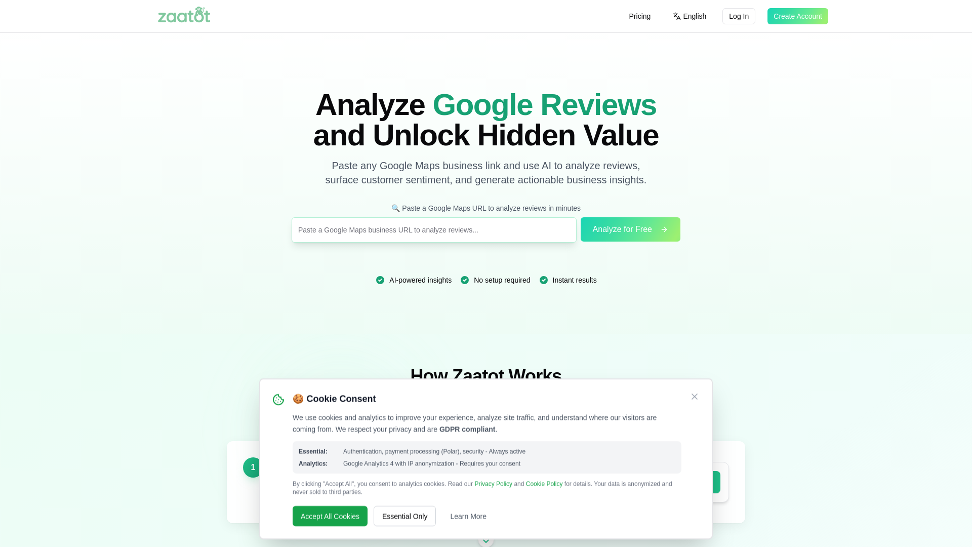website screenshot of https://appzaatot.com/