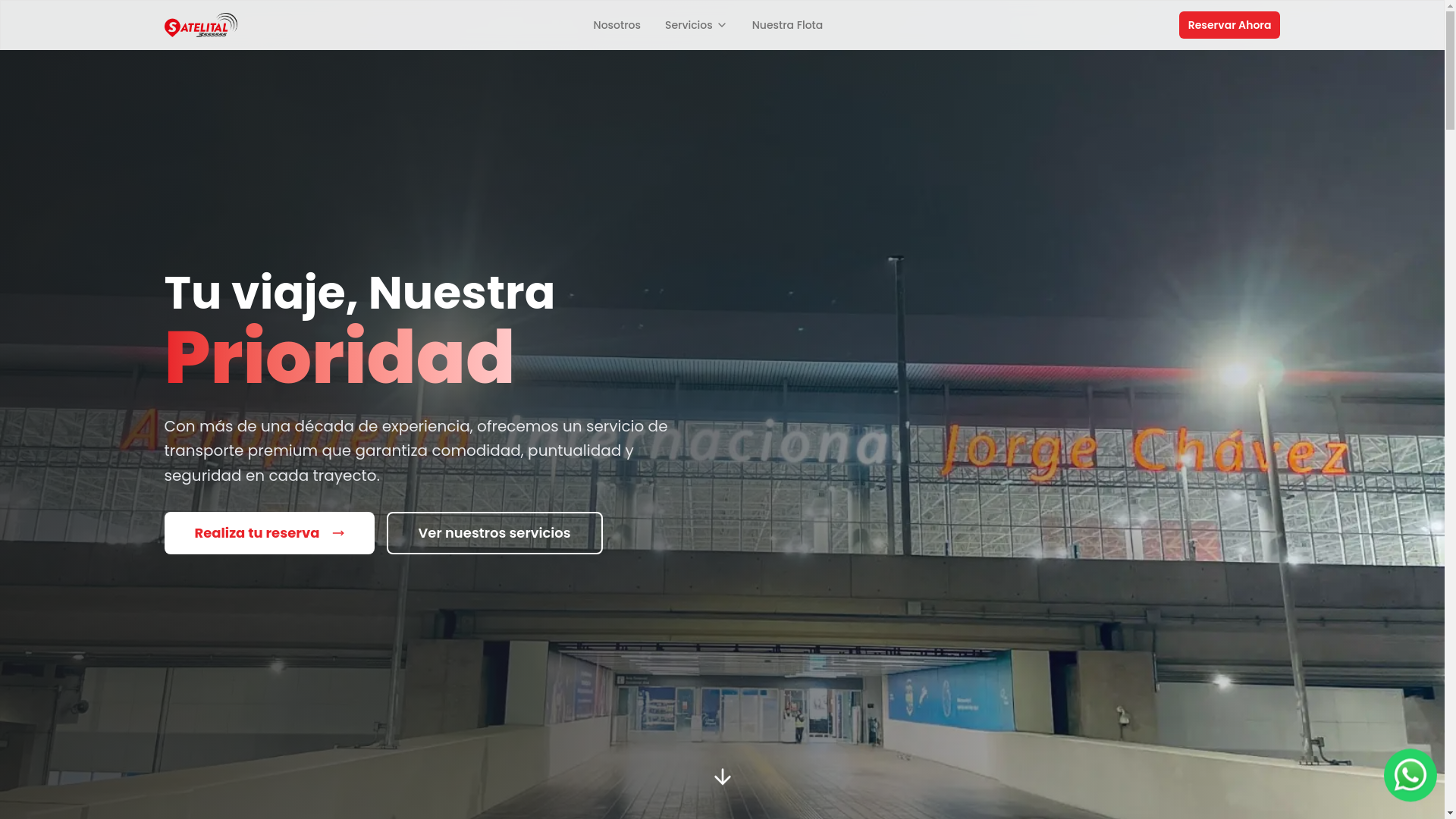 website screenshot of https://satelital-landing-page.pages.dev/