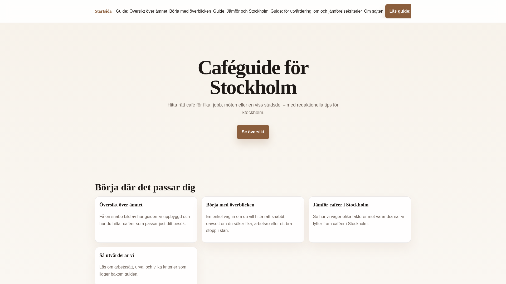 website screenshot of https://fikakartan-stockholm.pages.dev/