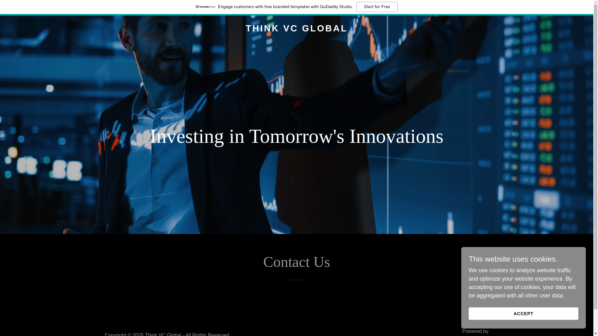 website screenshot of https://thinkvcglobal.com/