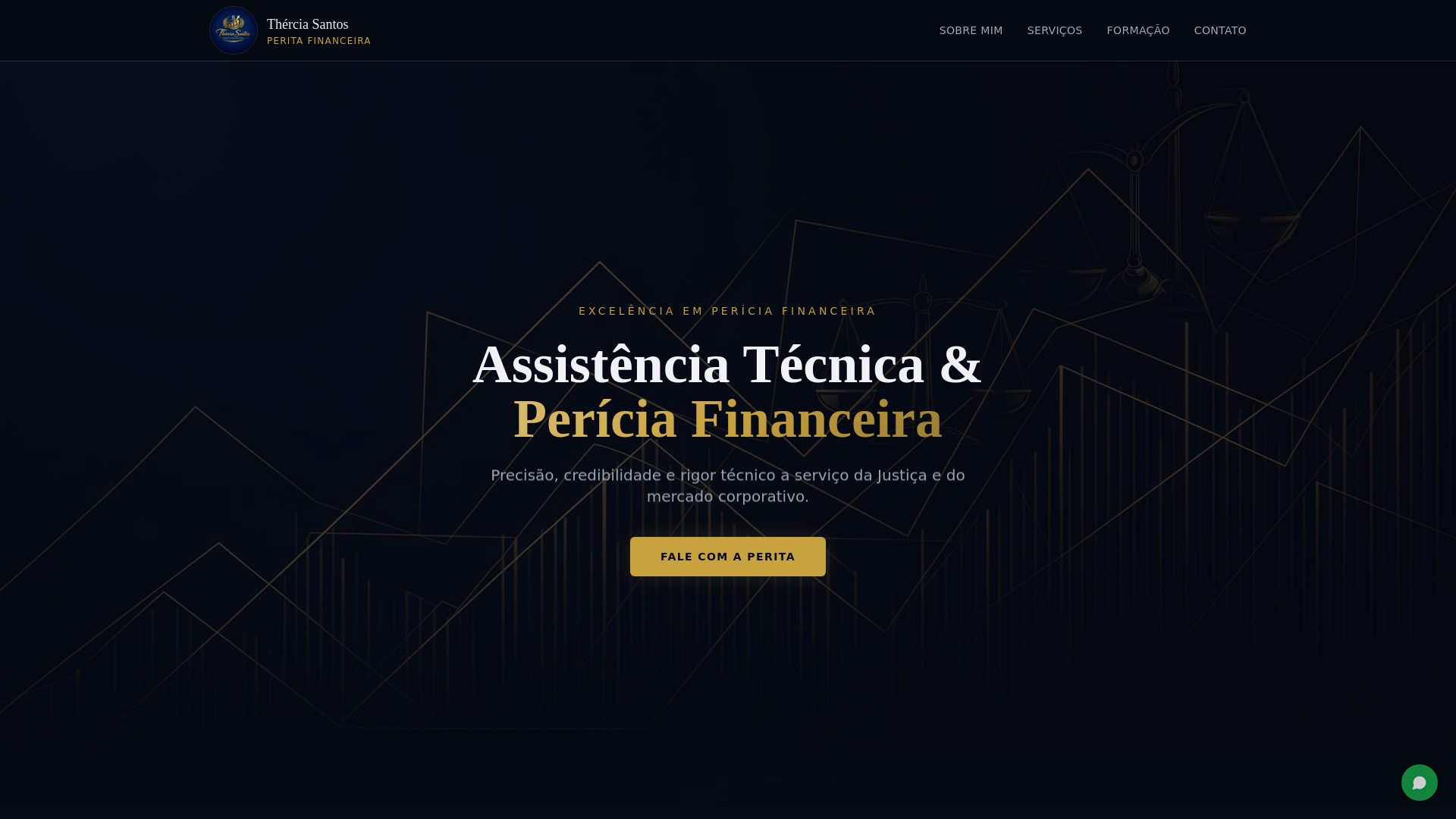 website screenshot of https://therciaperita.com.br/