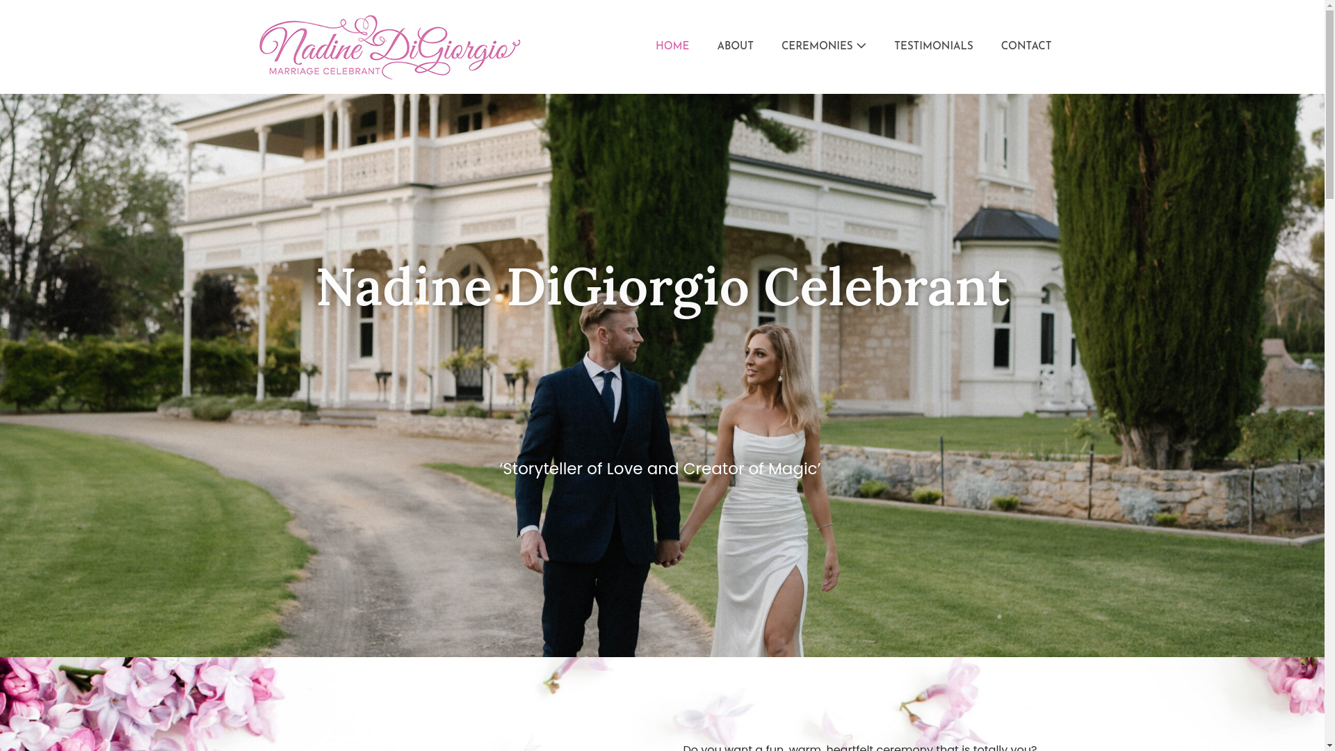 website screenshot of https://weddingsevents.online/
