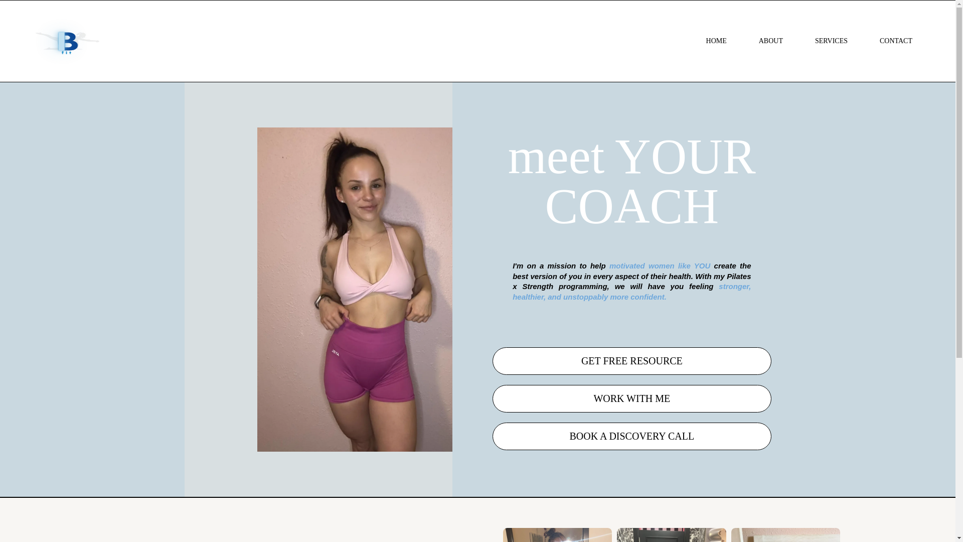 website screenshot of https://ibfitbyisabelle.com/