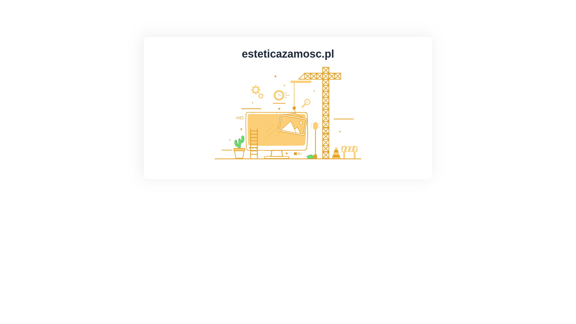 website screenshot of https://esteticazamosc.pl/