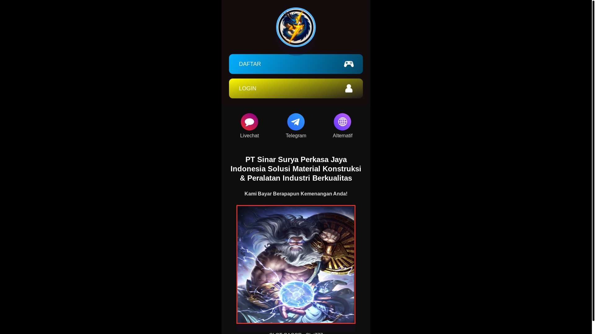 website screenshot of https://ptsinarsuryaperkasajaya-1.pages.dev/
