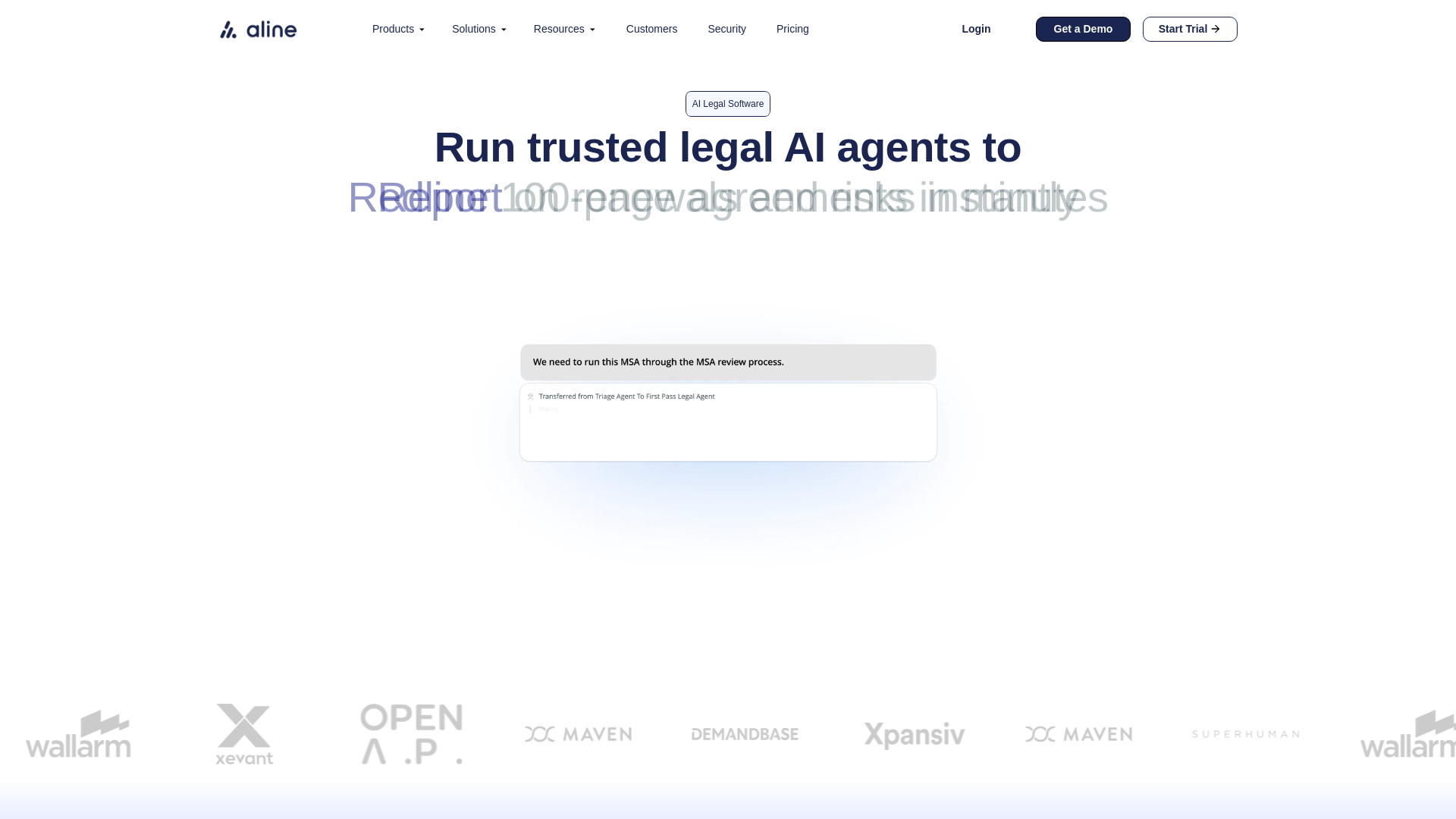 website screenshot of https://alineops.io/