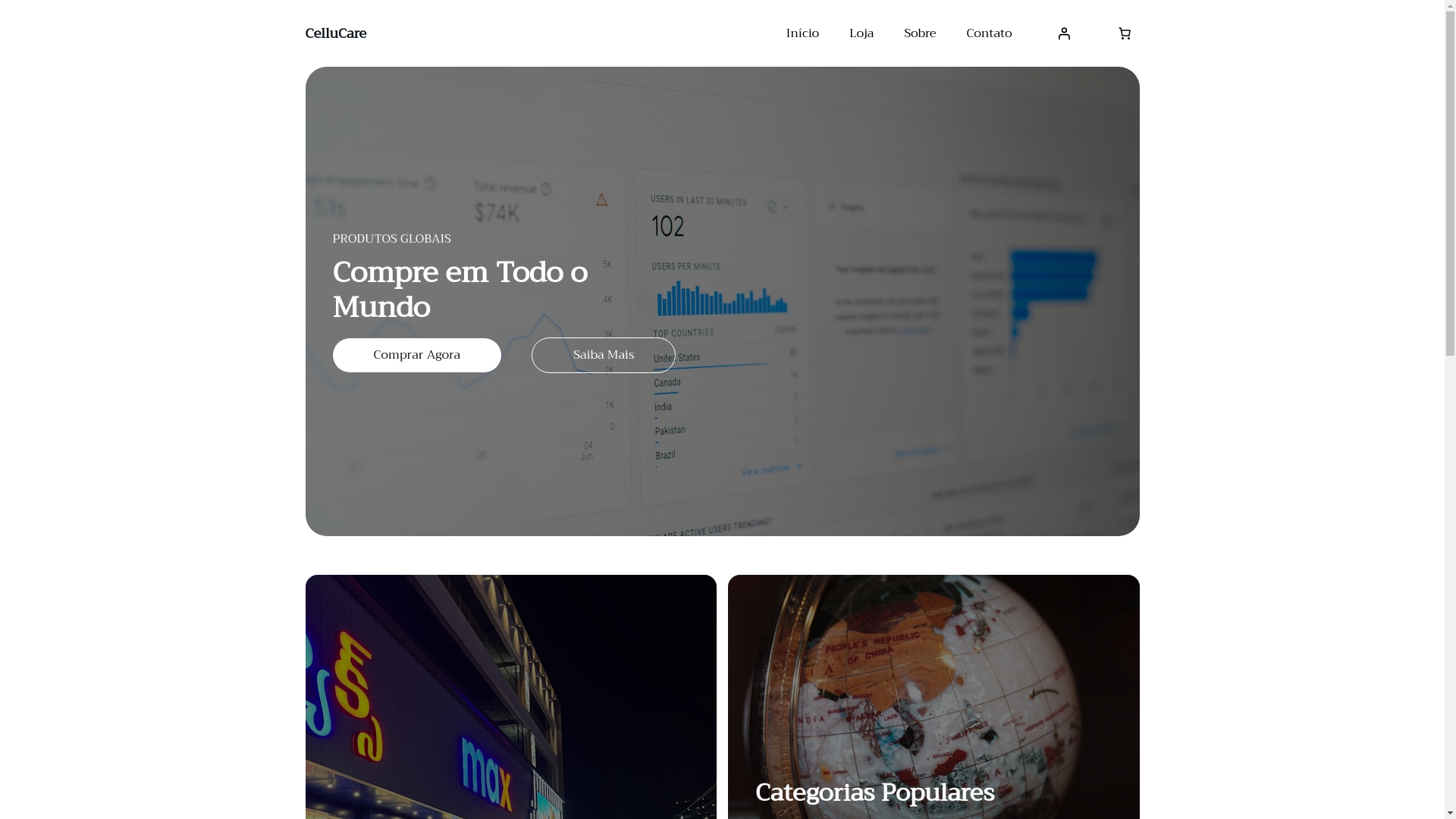 website screenshot of https://thunderdigital.shop/