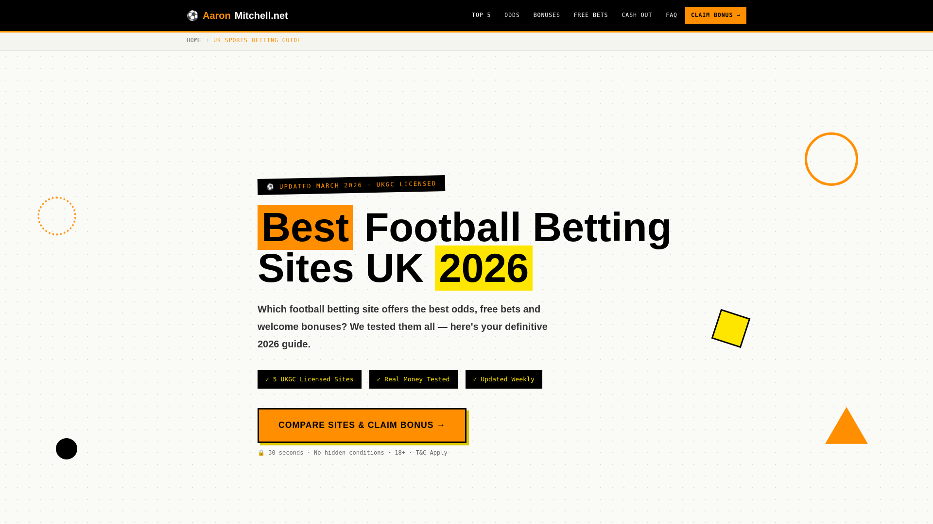 website screenshot of https://aaronmitchell-net.pages.dev/