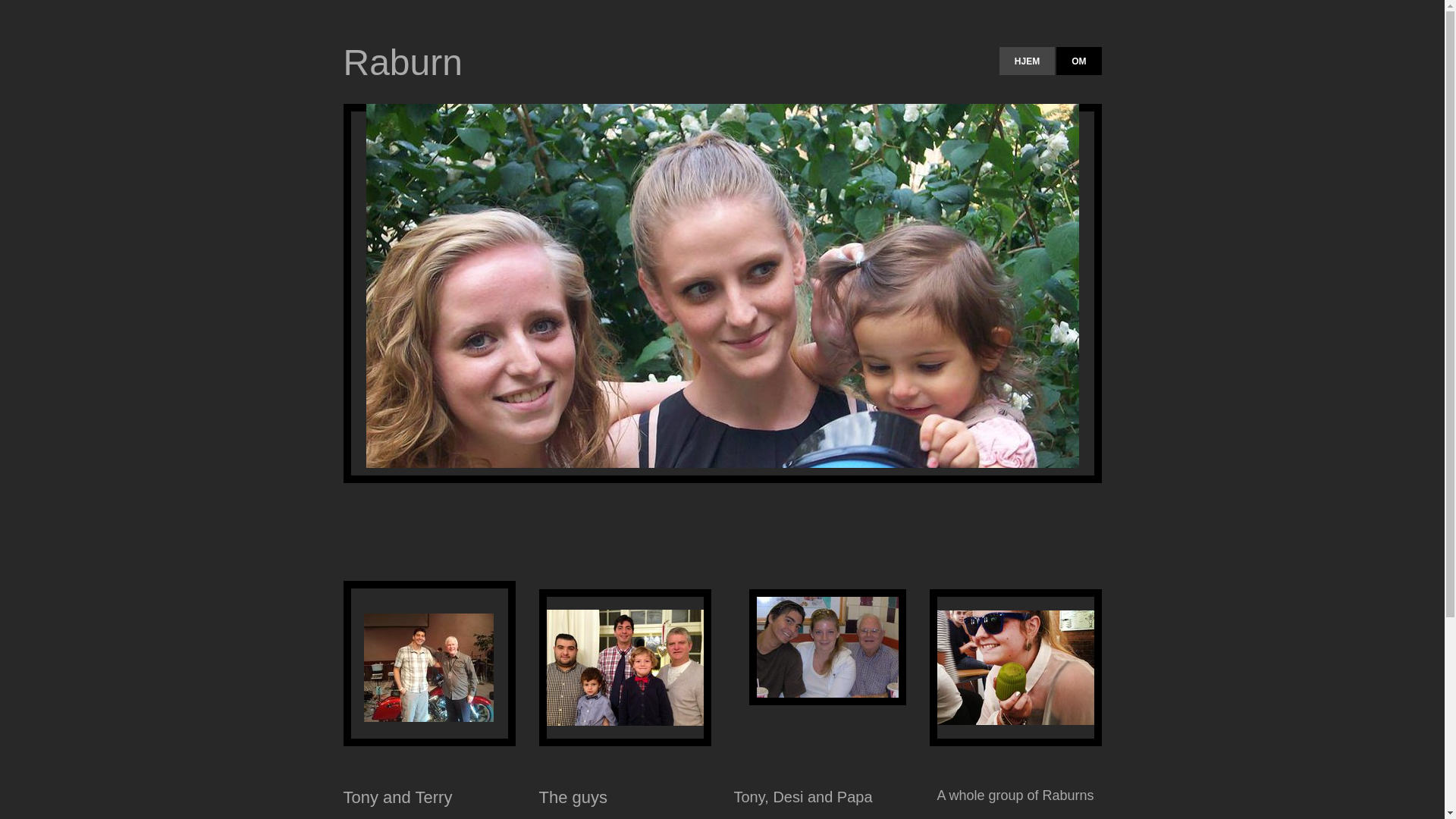 website screenshot of https://raburn.dk/