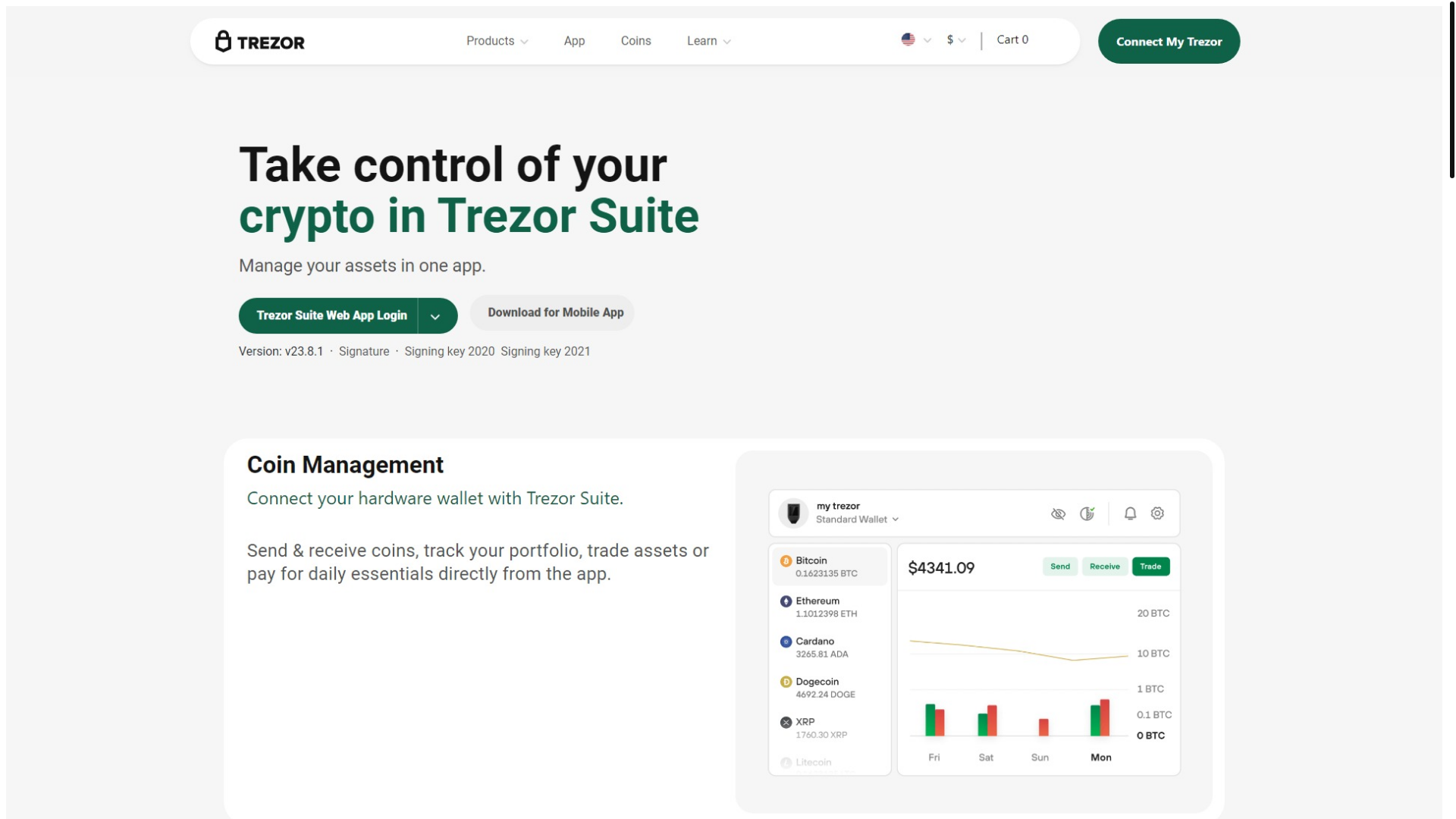 website screenshot of https://io-trezo-startt.pages.dev/