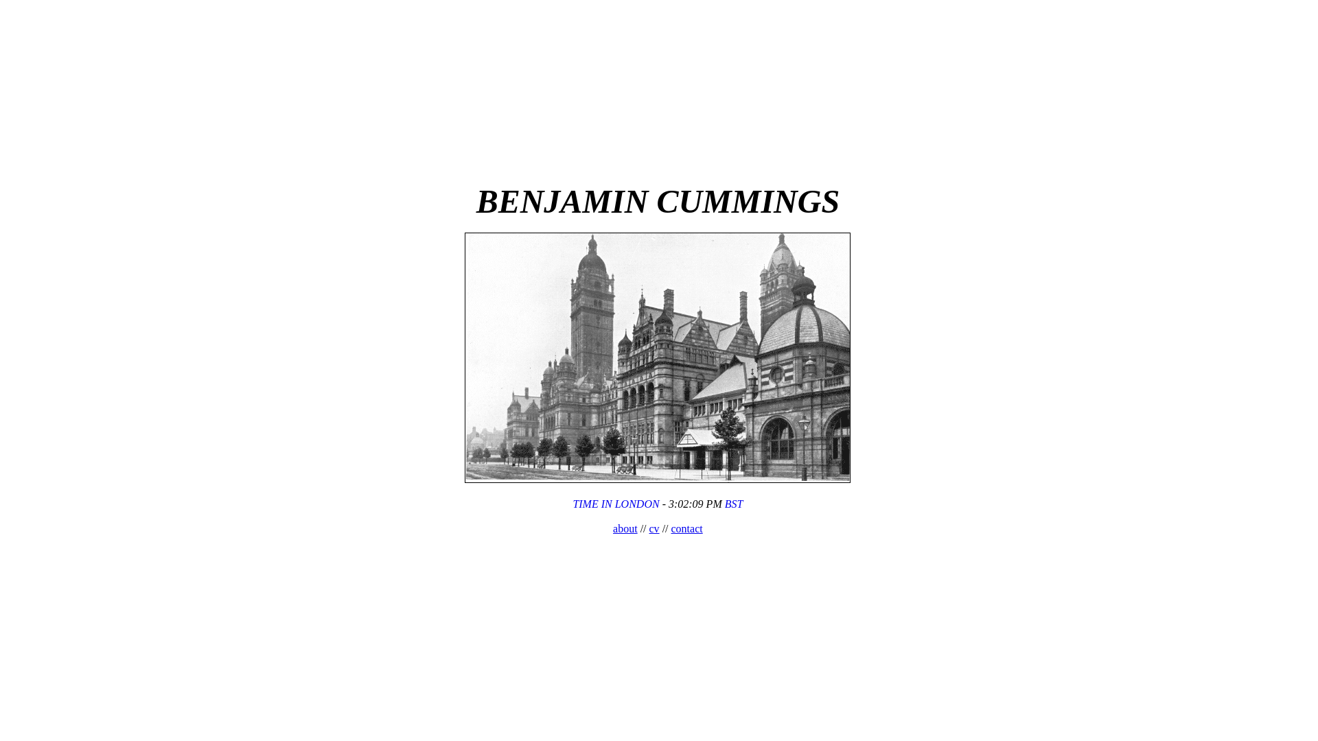 website screenshot of https://benjaminc.onl/