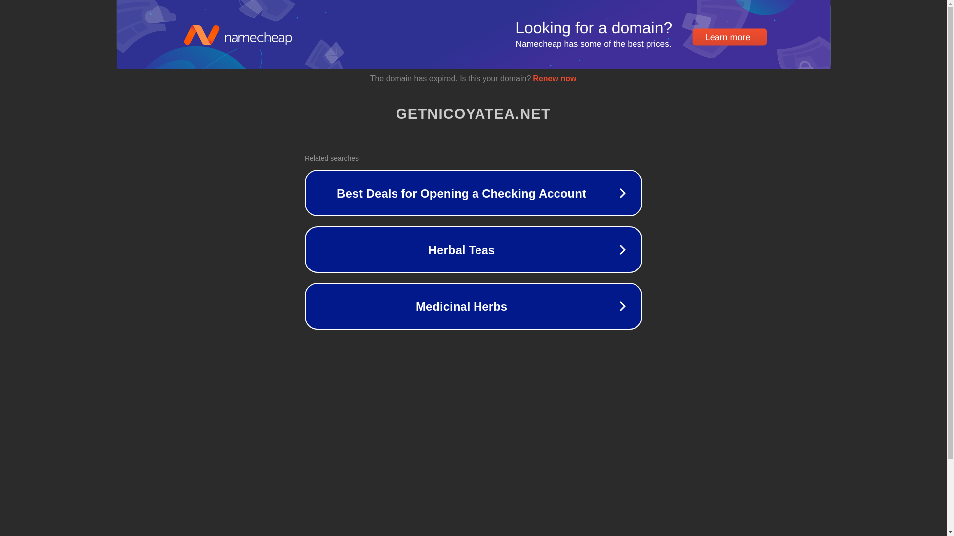 website screenshot of https://getnicoyatea.net/
