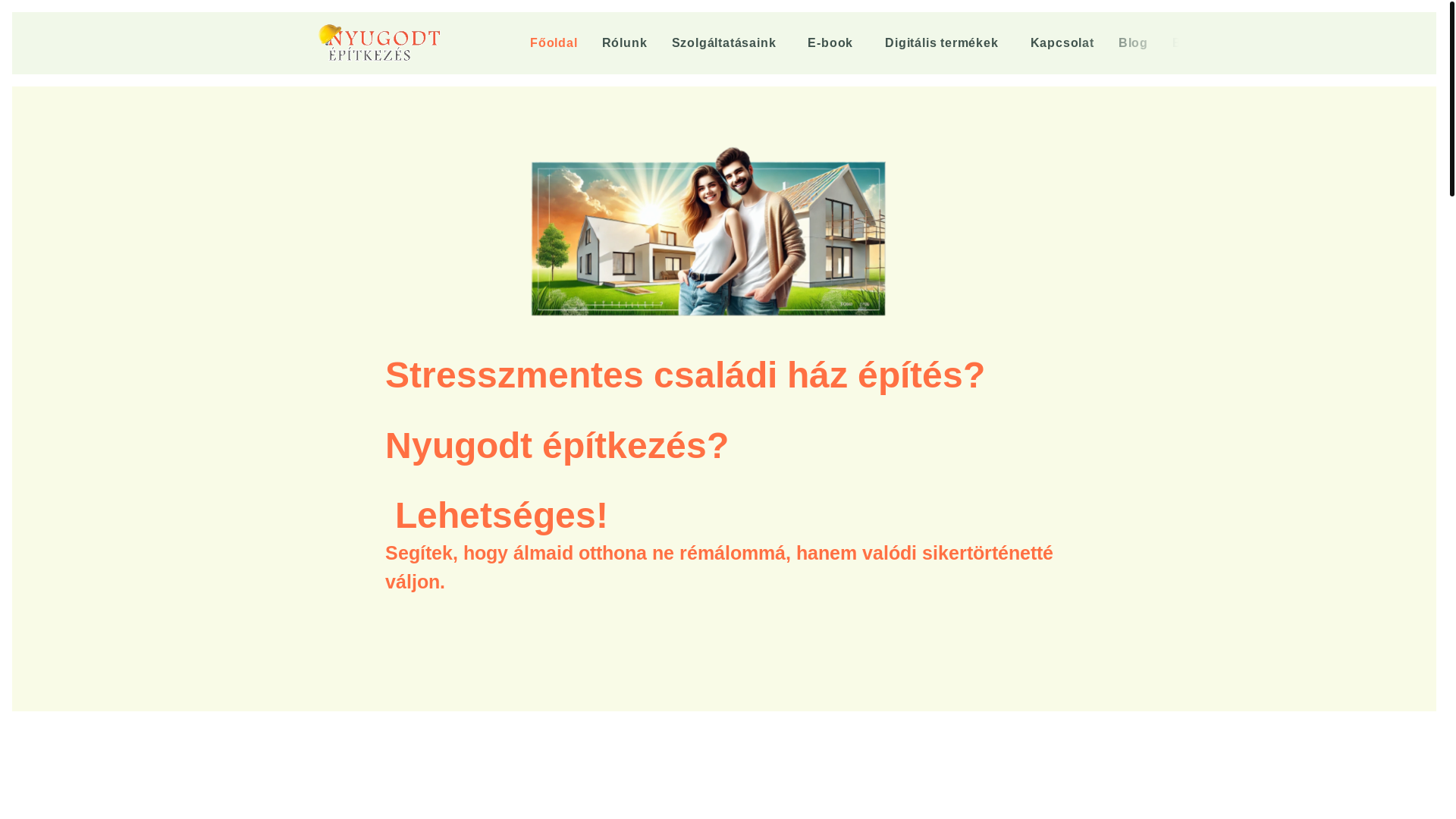 website screenshot of https://nyugodtepites.hu/